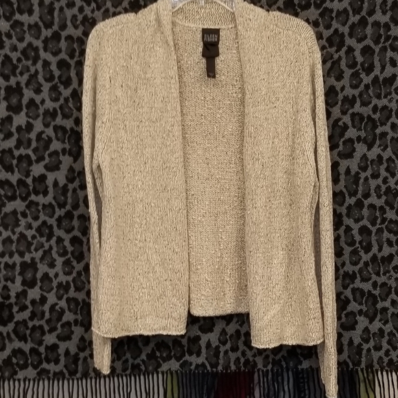 Eileen Fisher Silk Cardigan - Picture 1 of 7